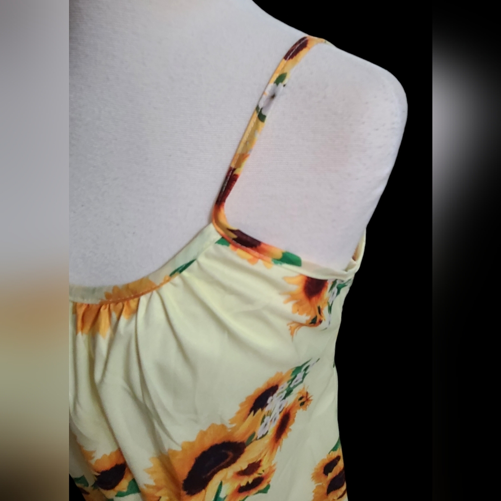 Unknown brand size L yellow dress - Picture 7 of 9